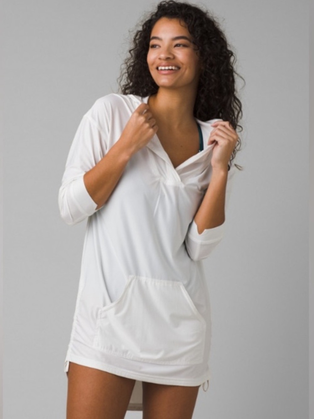 prAna Mantra Bay Tunic — White — Size Large 🌊